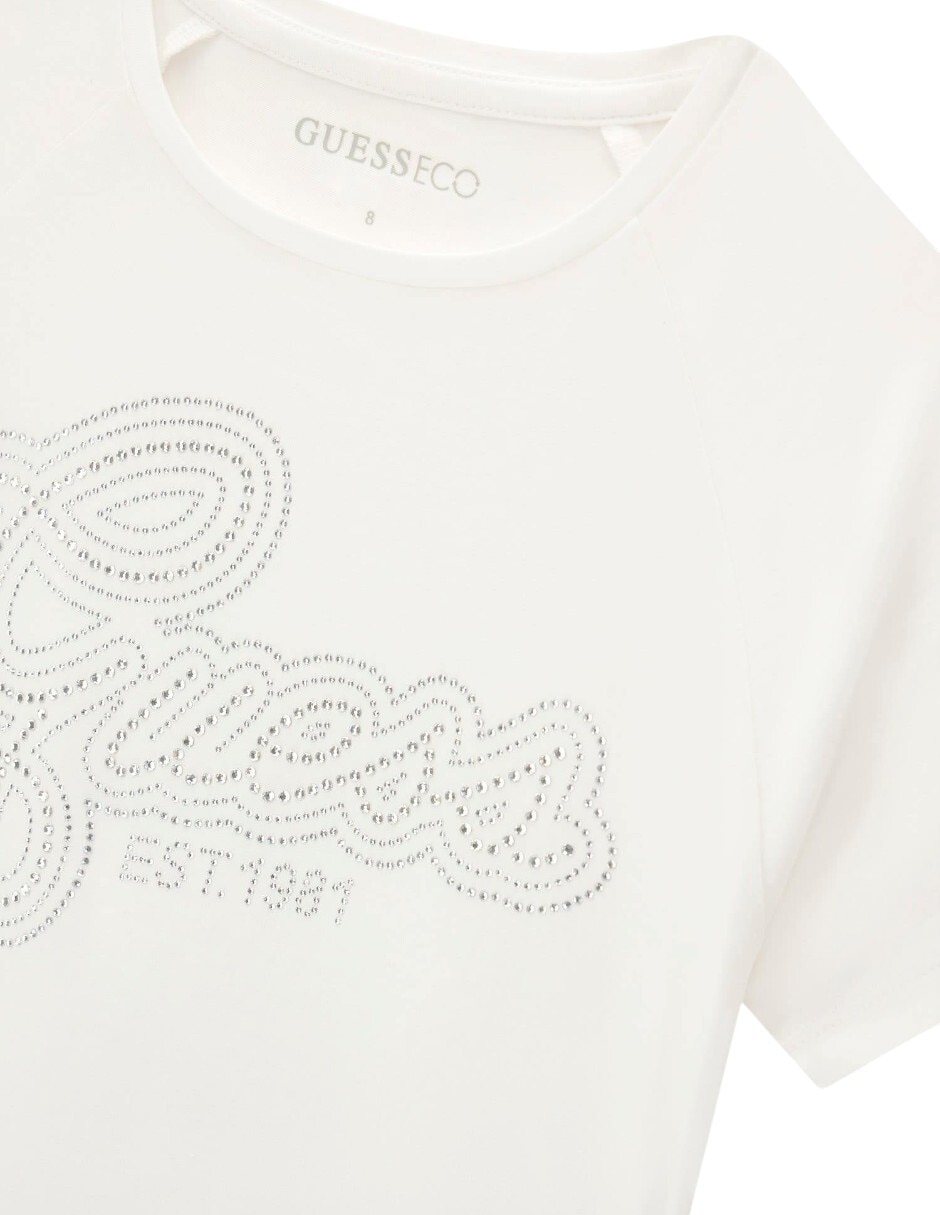 Playera guess manga corta para niña