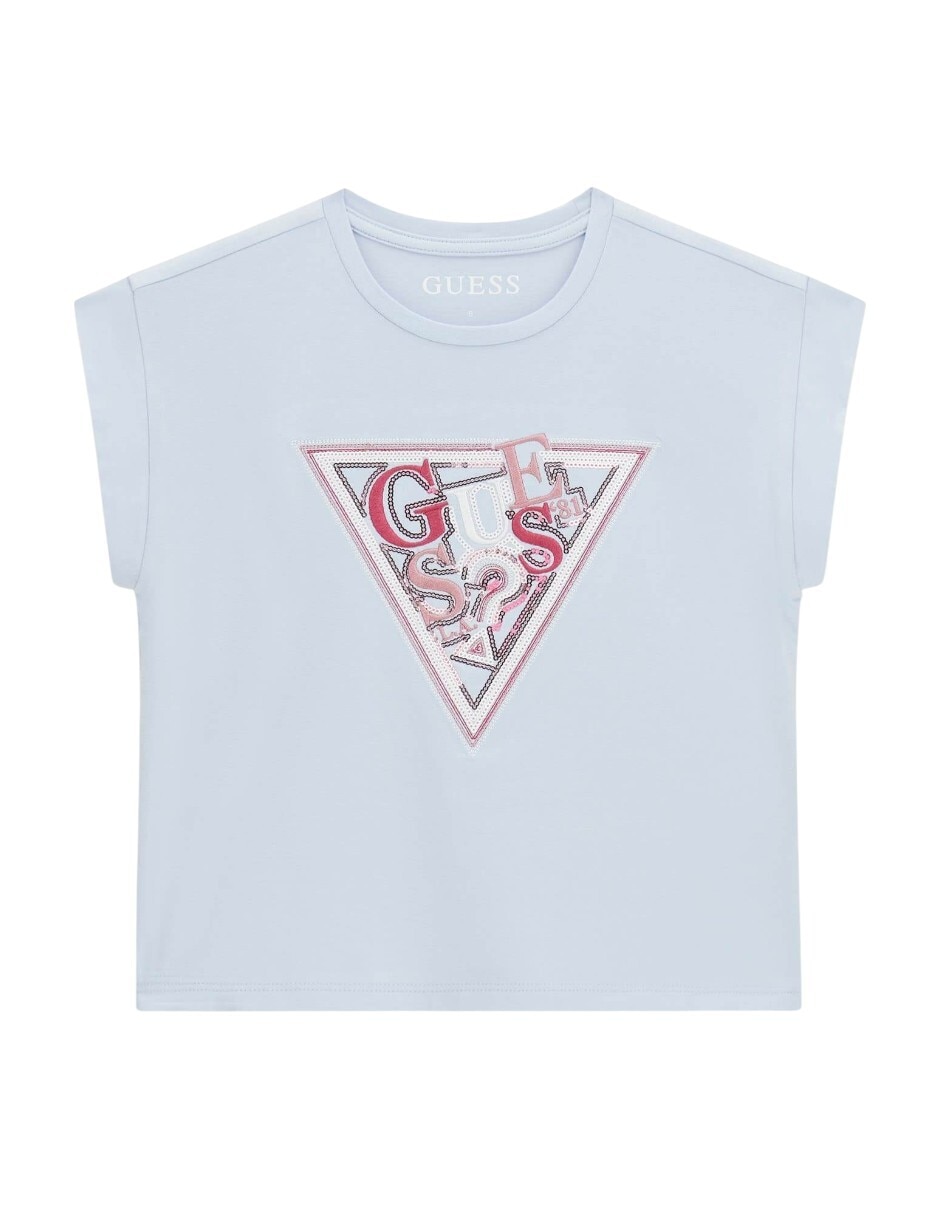 Playera manga corta para niña