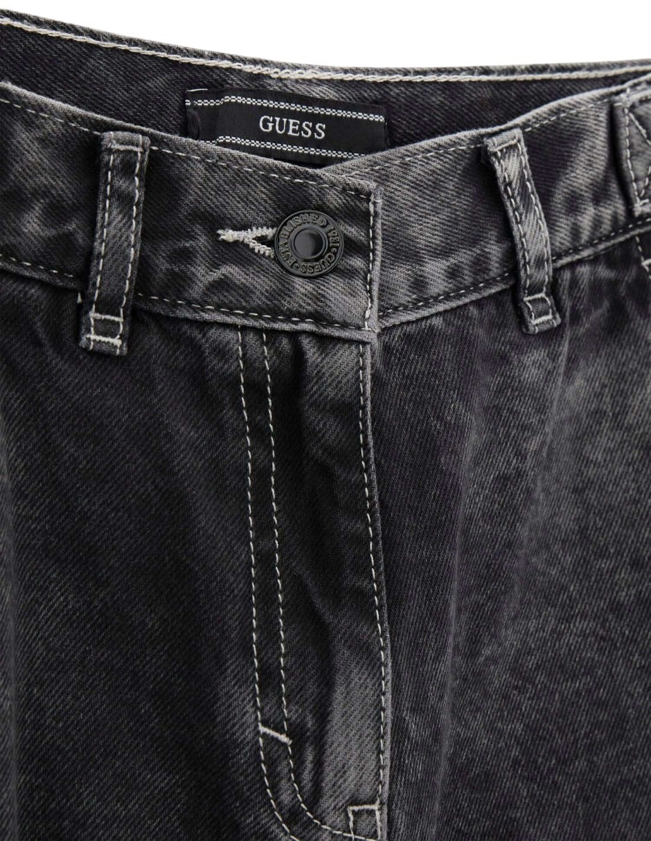 Jeans regular relajado j6ya06d1213-vteo lavado obscuro para niña 3