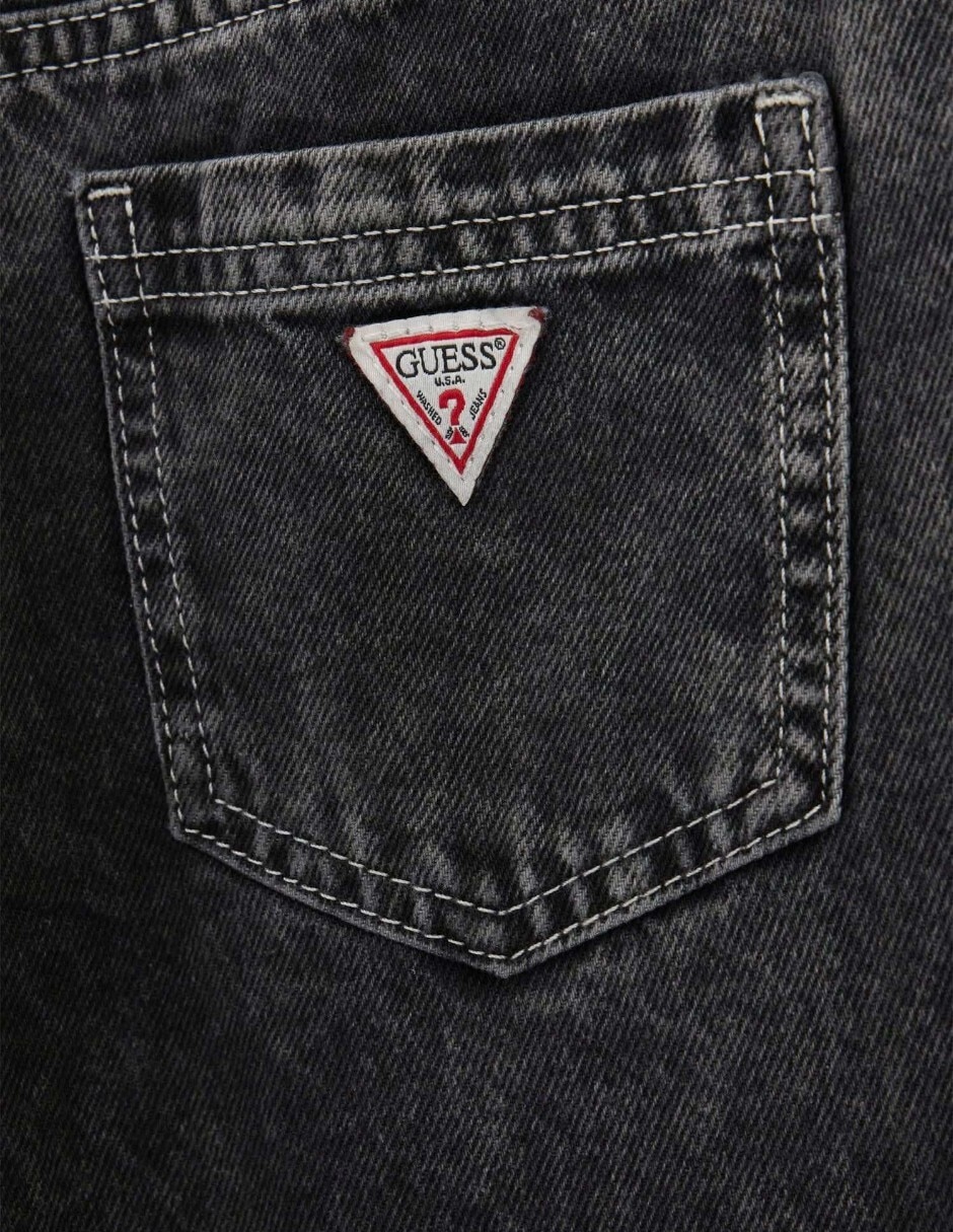Jeans regular relajado j6ya06d1213-vteo lavado obscuro para niña 4