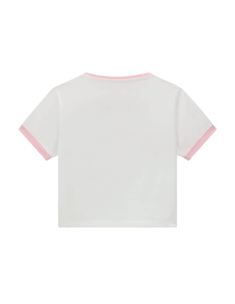 Playera guess manga corta para niña