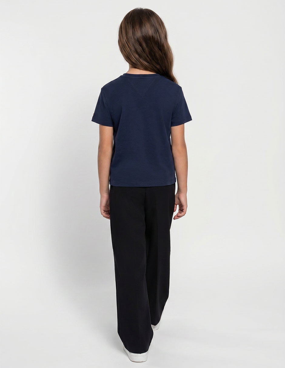Playera manga corta para niña