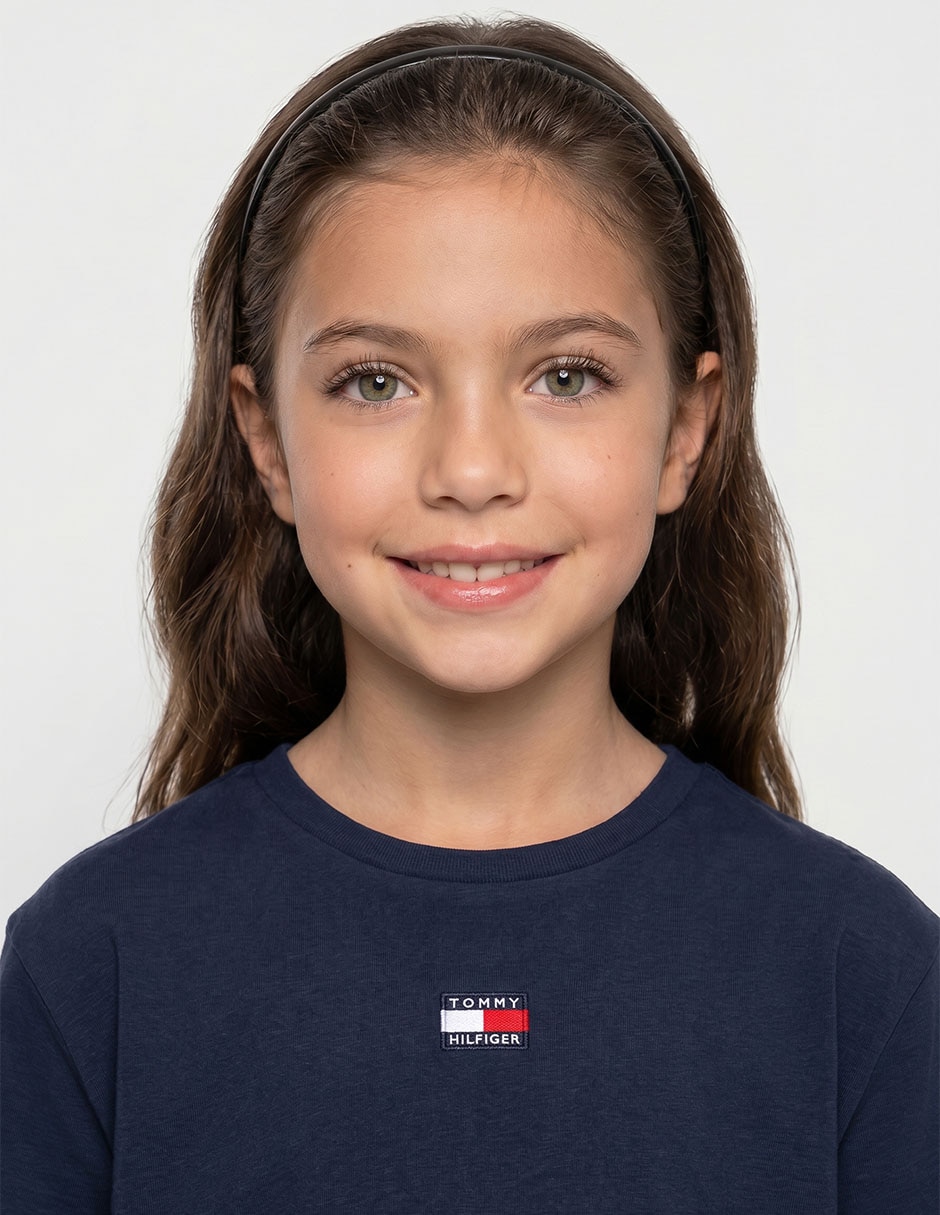 Playera manga corta para niña