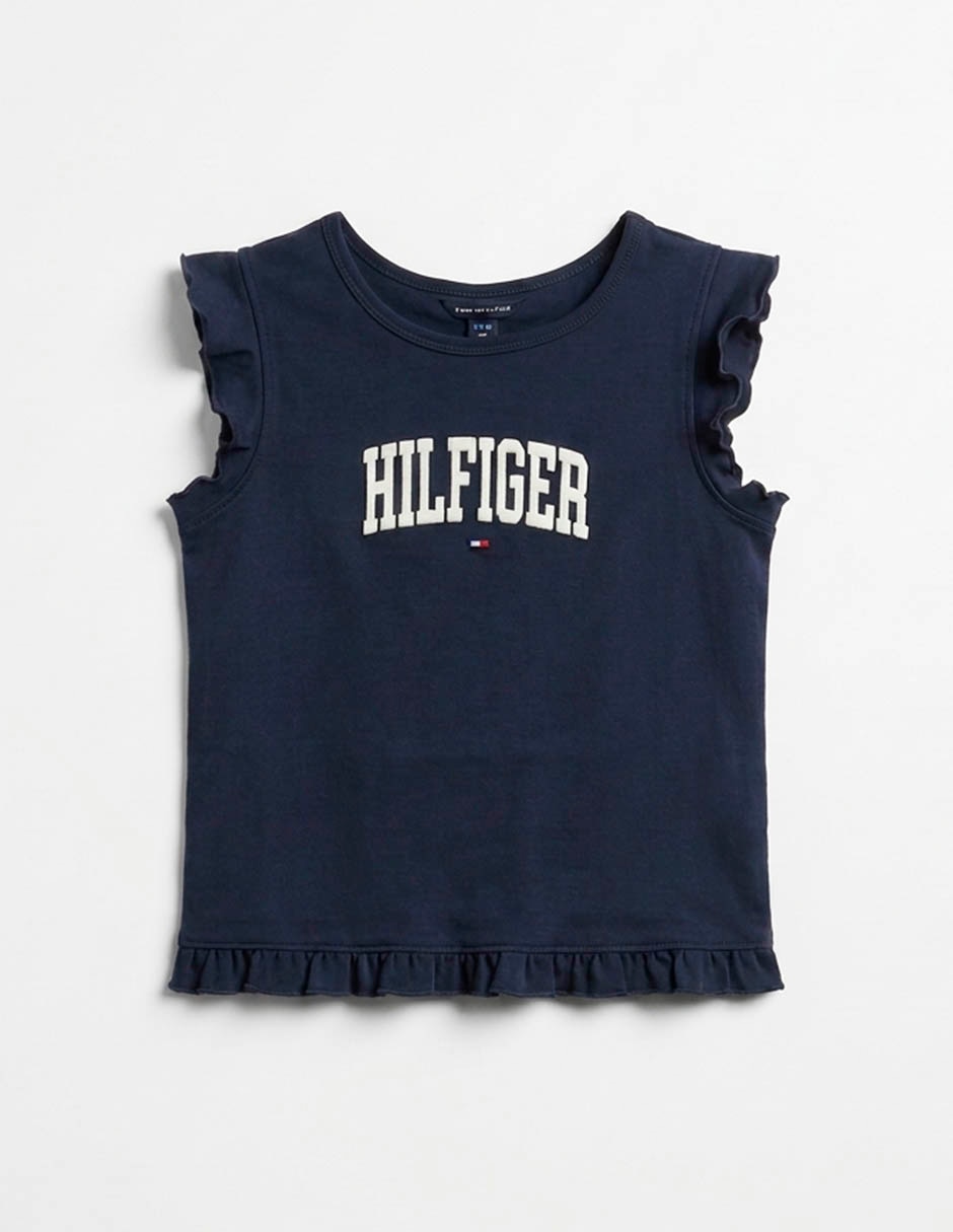 Playera sin manga para niña