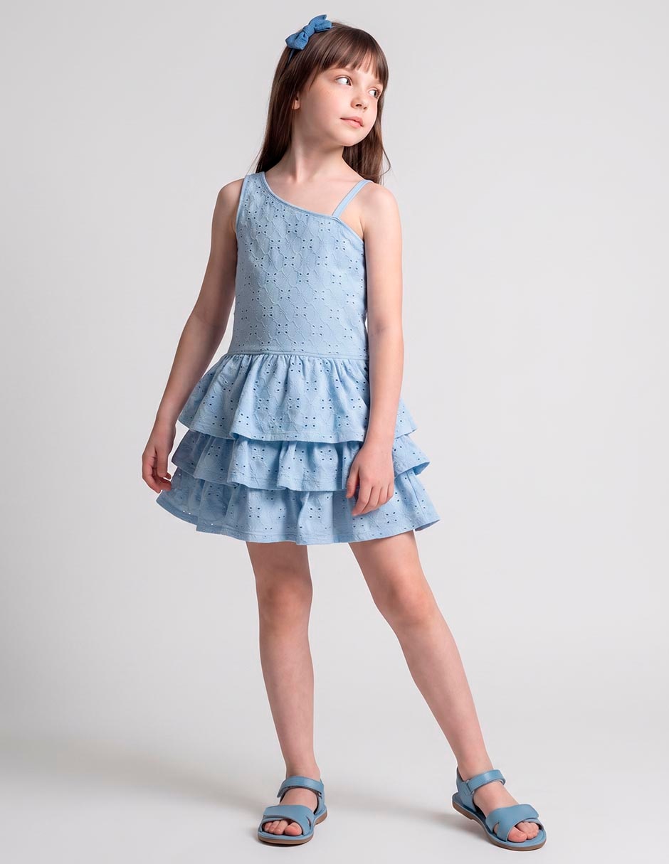 Vestido sin manga para niña Vestido sin manga para niña