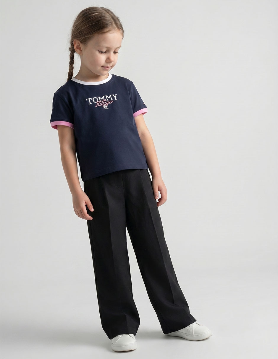 Playera manga corta para niña