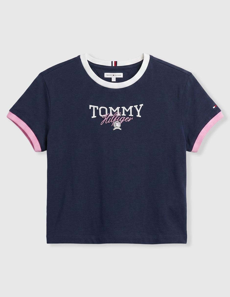 Playera manga corta para niña