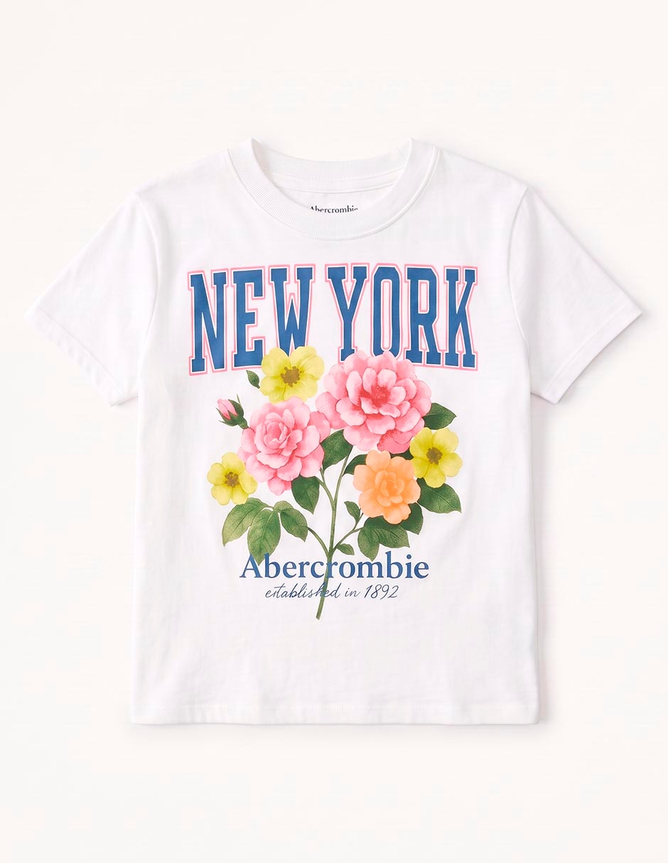 Playera manga corta para niña 2