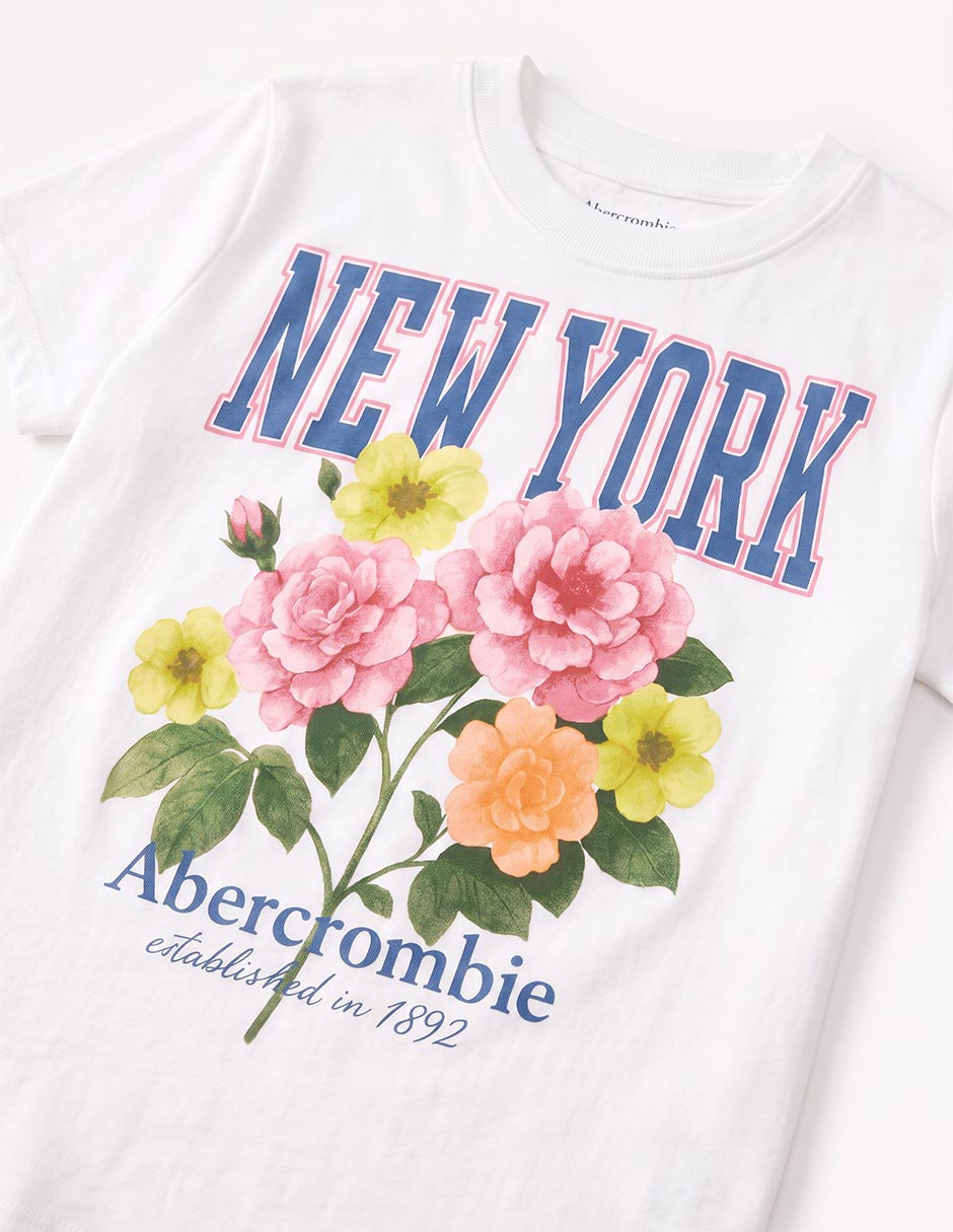Playera manga corta para niña 4