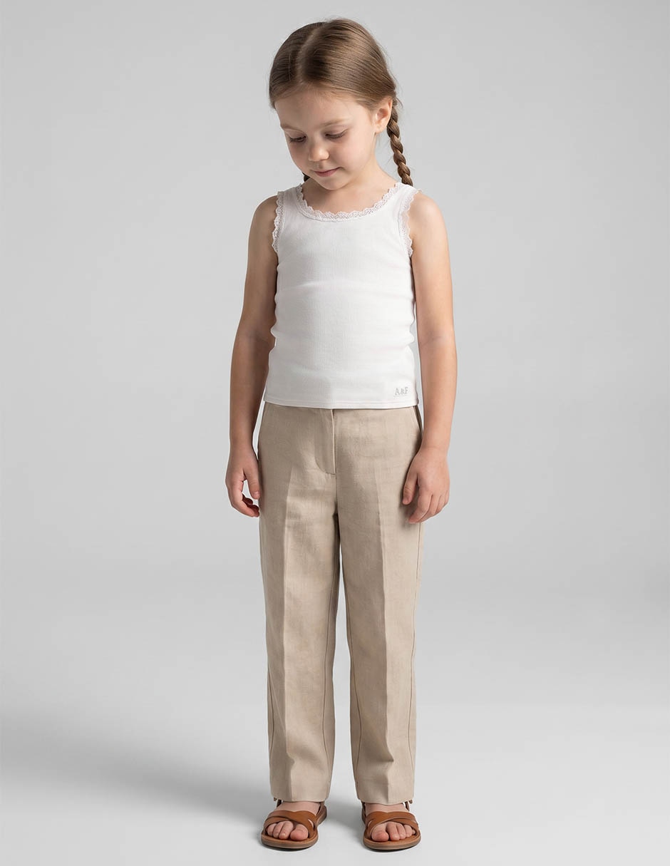 Playera tank sin manga Abercrombie para niña