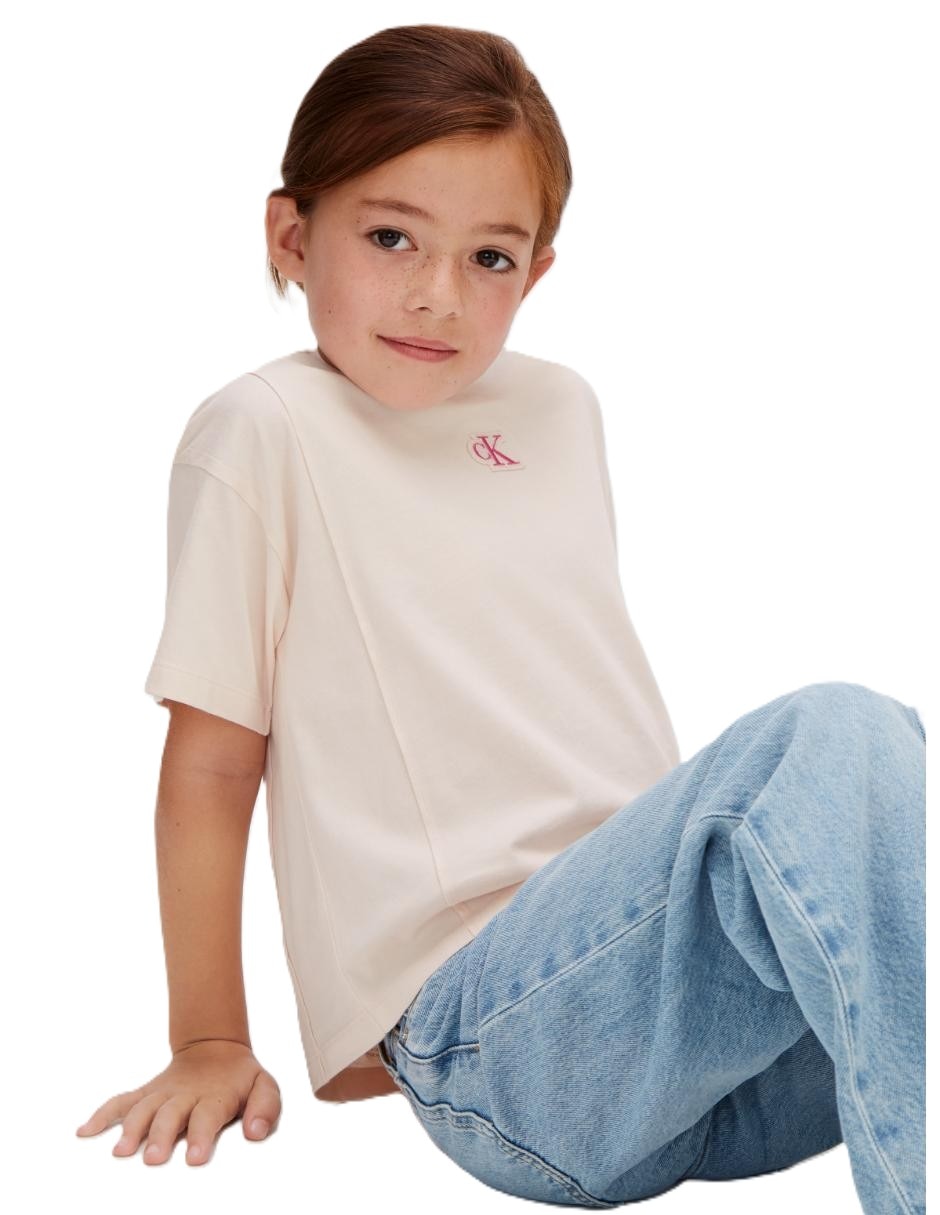 Playera manga corta para niña