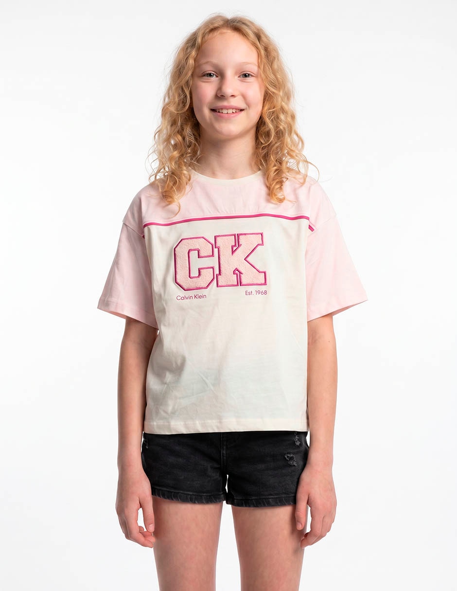 Playera manga corta para niña Playera manga corta para niña