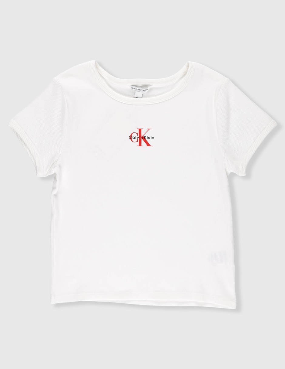Playera Calvin Klein manga corta para niña 2