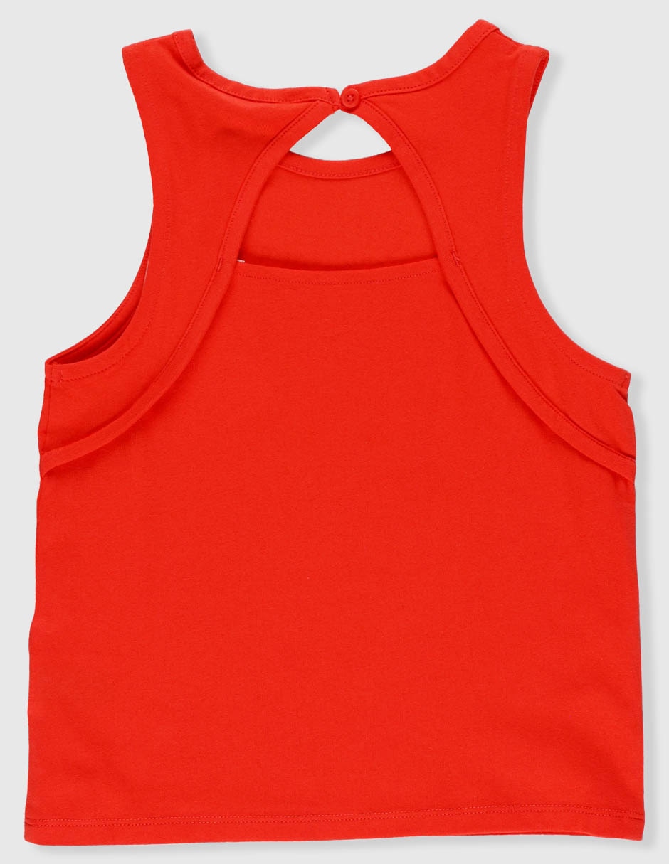 Playera sin manga para niña 3