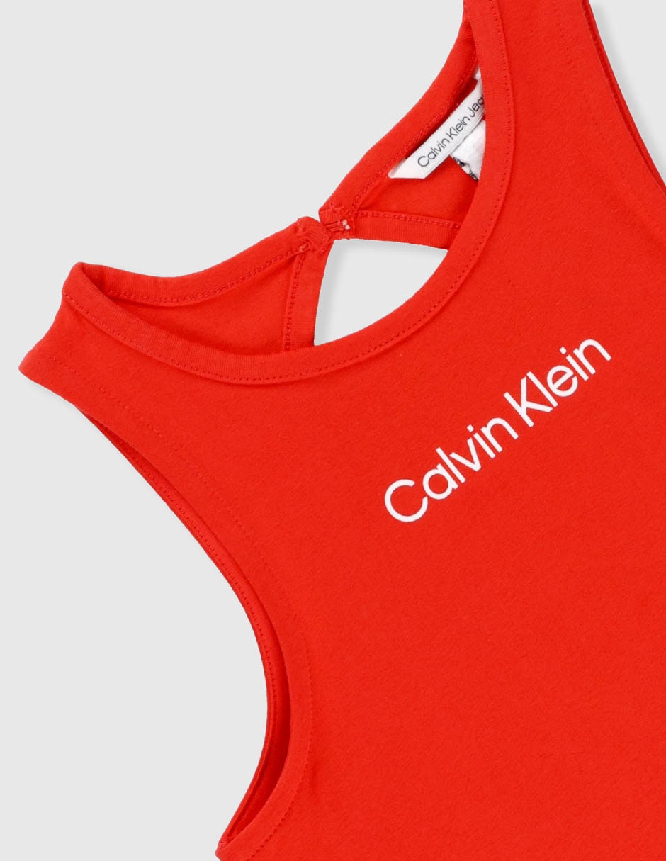 Playera sin manga para niña 4