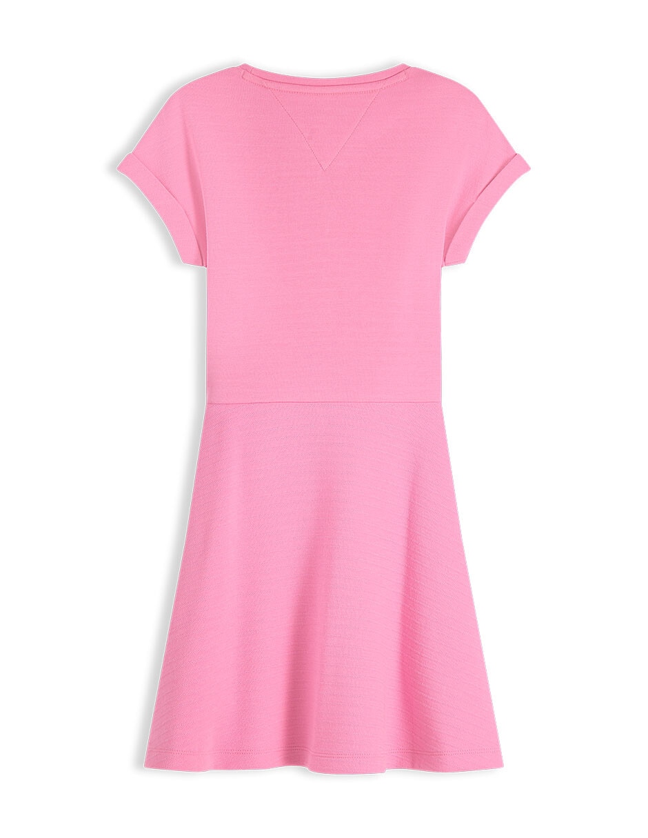 Vestido Hilfiger manga regular para niña 4