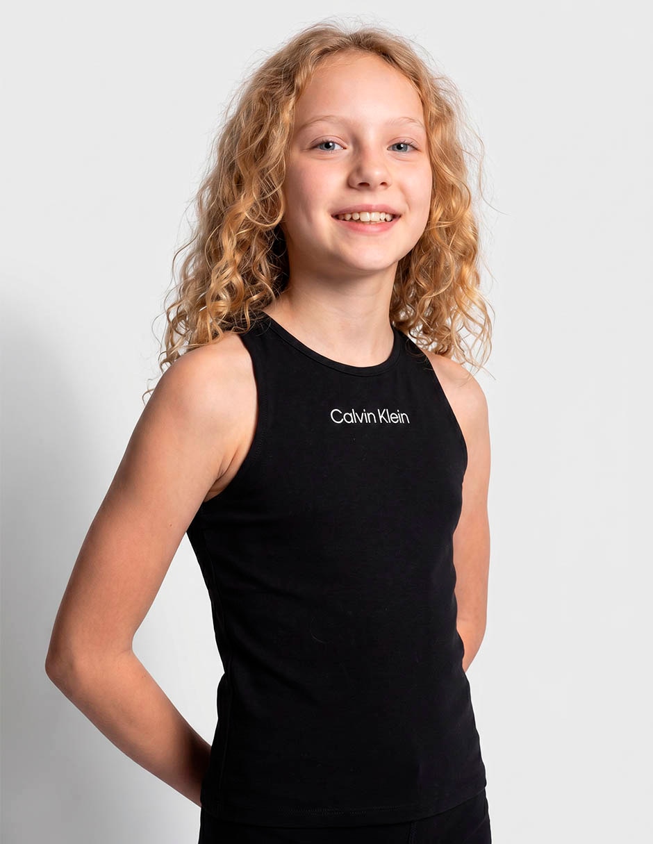 Playera tank Calvin Klein para niña Playera tank Calvin Klein para niña