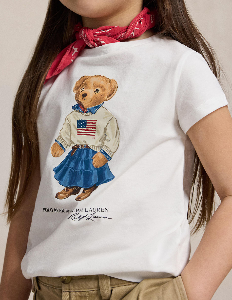 Playera manga corta para niña