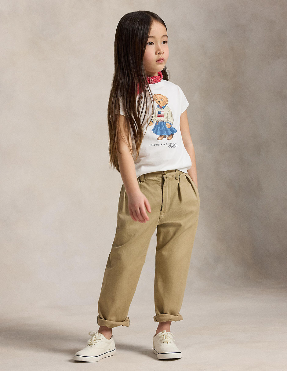 Playera manga corta para niña