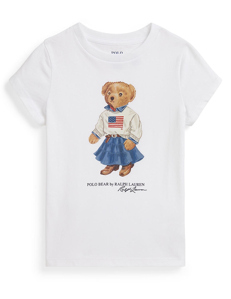 Playera manga corta para niña