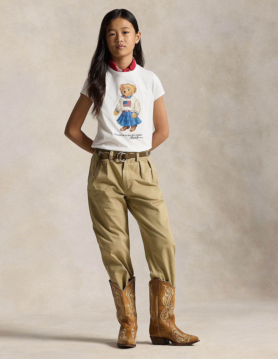 Playera polo manga corta para niña 6