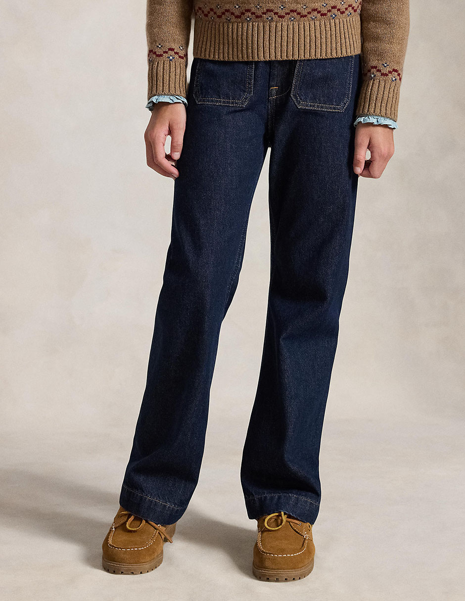 Jeans lavado obscuro para niño