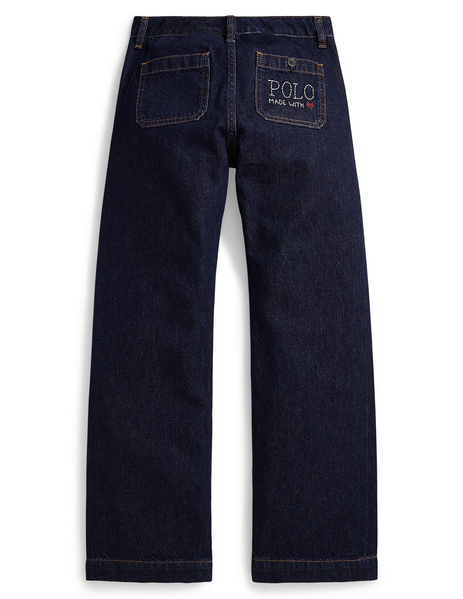 Jeans lavado obscuro para niño 4