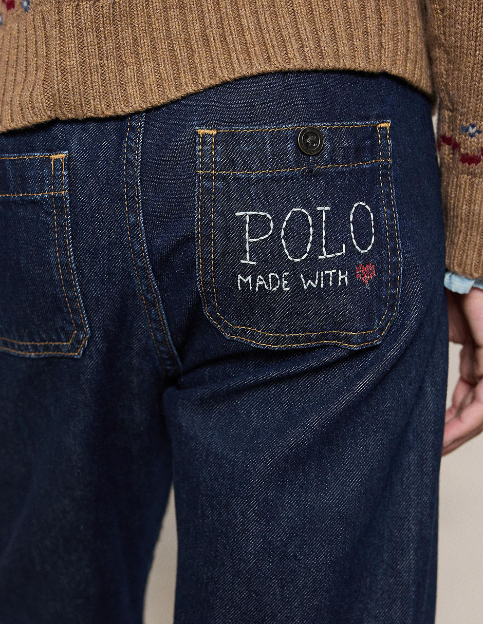 Jeans lavado obscuro para niño 5