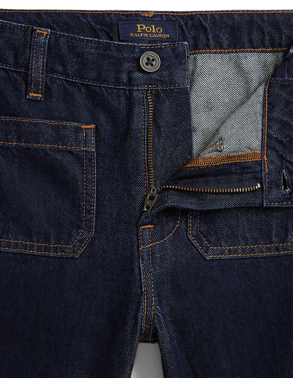 Jeans lavado obscuro para niño 6