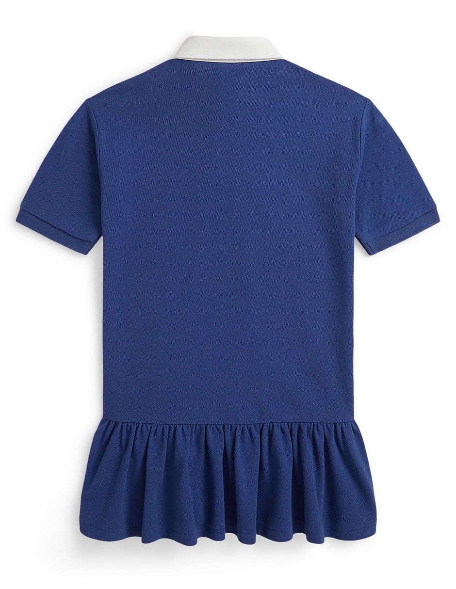 Vestido manga corta para niña