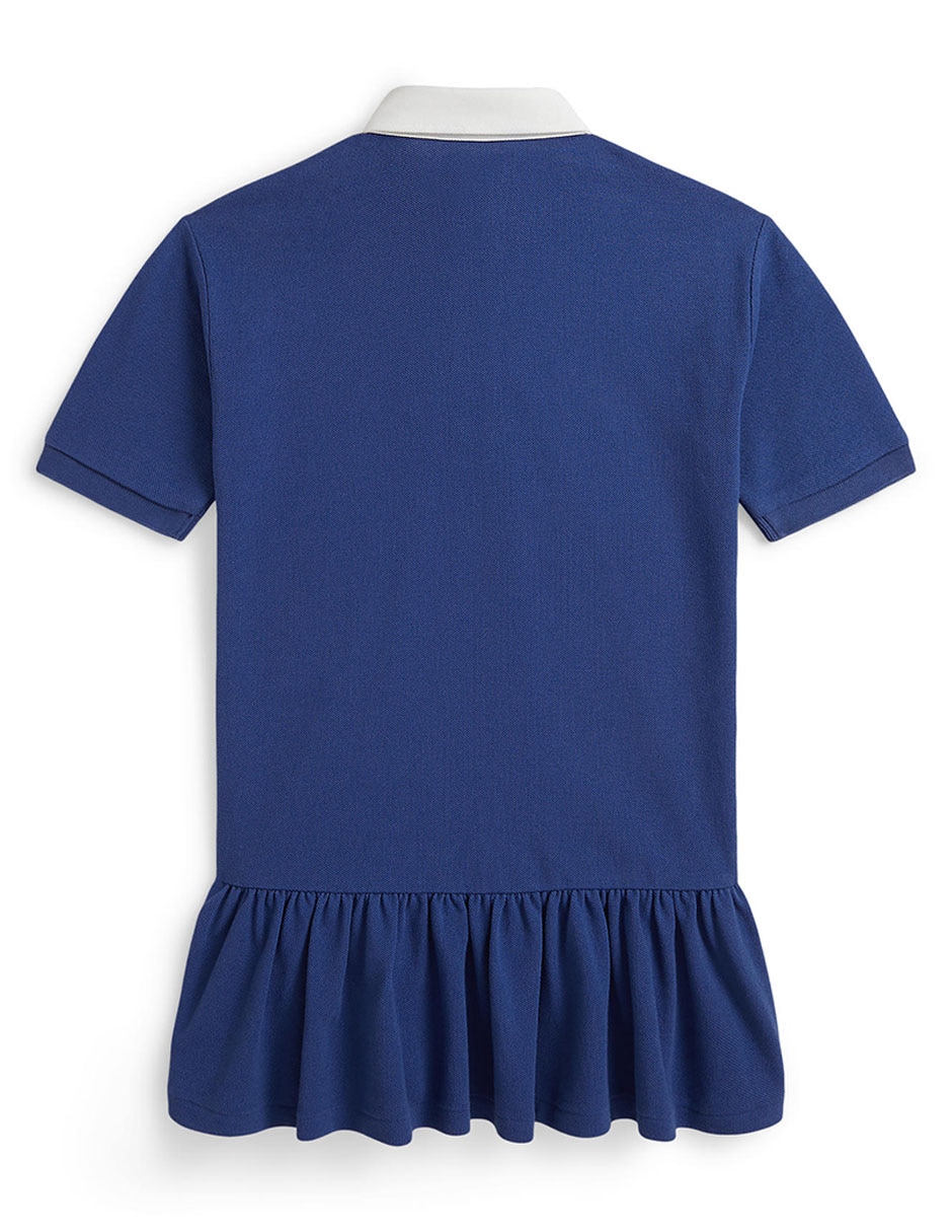 Vestido manga corta para niña