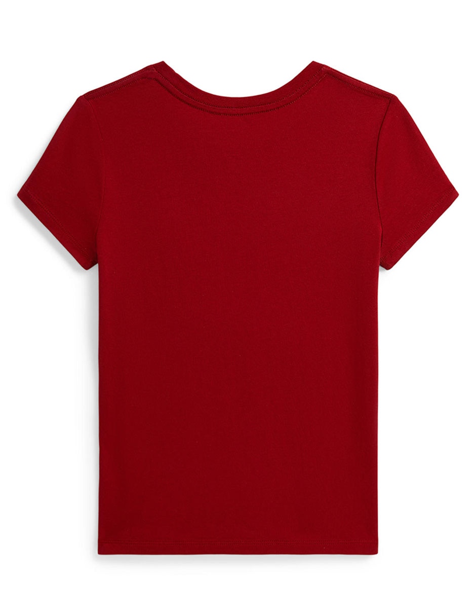 Playera polo manga corta para niña 2