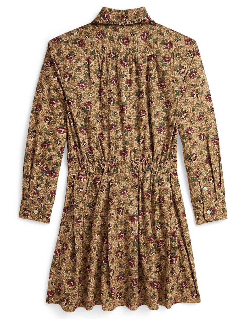 Vestido manga con puño para niña 2