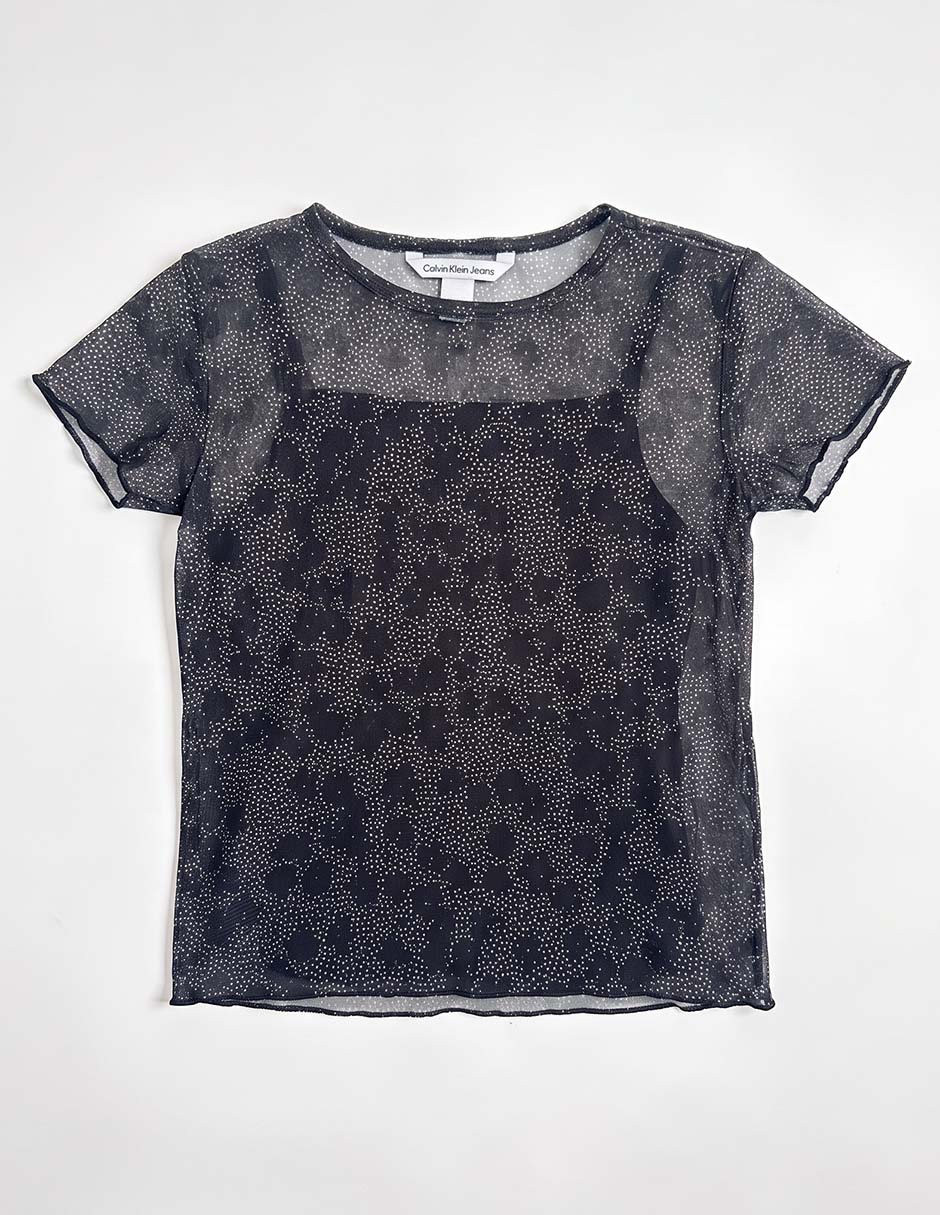 Playera manga corta para niña