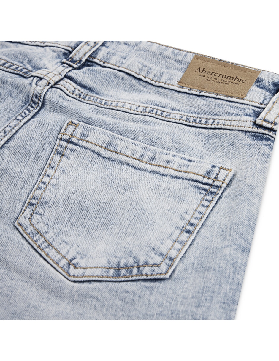 Jeans wide leg lavado claro para niño 3