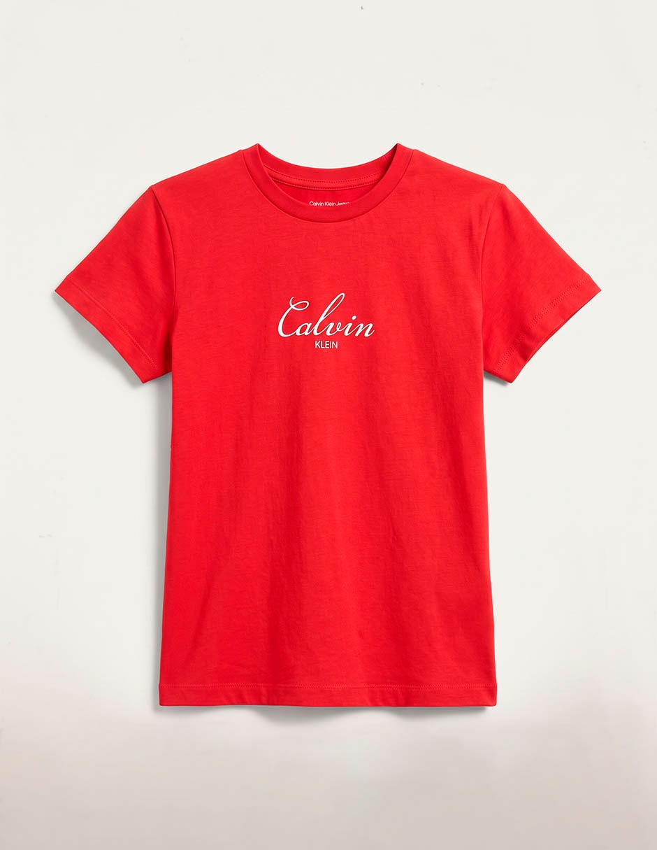 Playera manga corta para niña