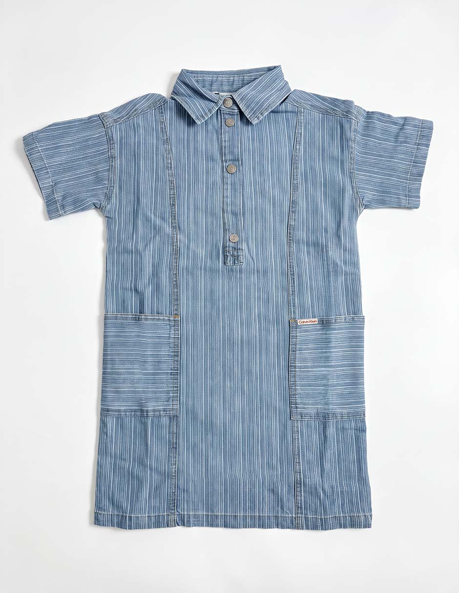 Vestido manga regular para niña Vestido manga regular para niña