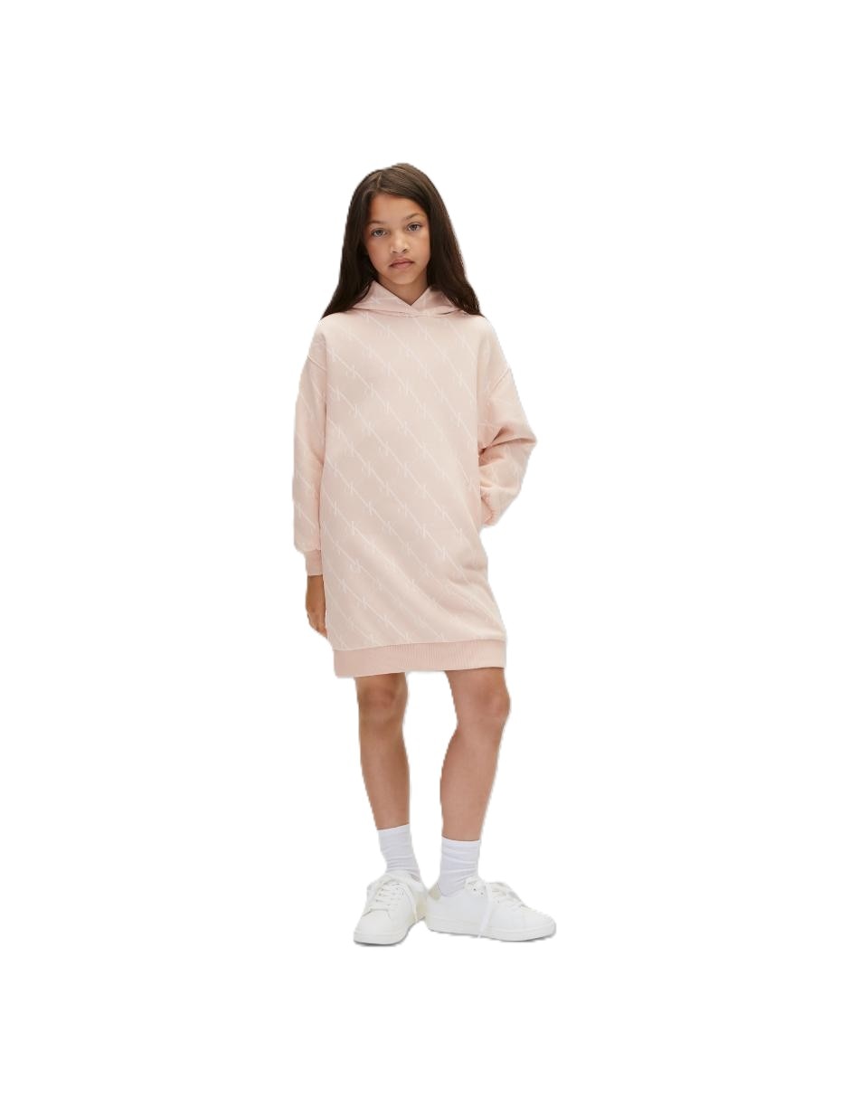 Vestido manga larga para niña
