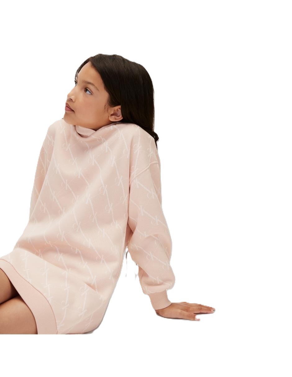 Vestido manga larga para niña 5