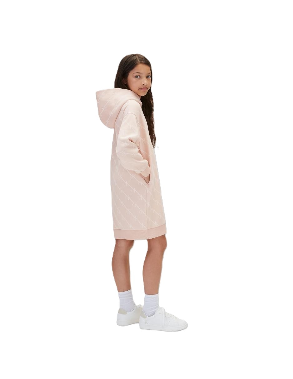 Vestido manga larga para niña