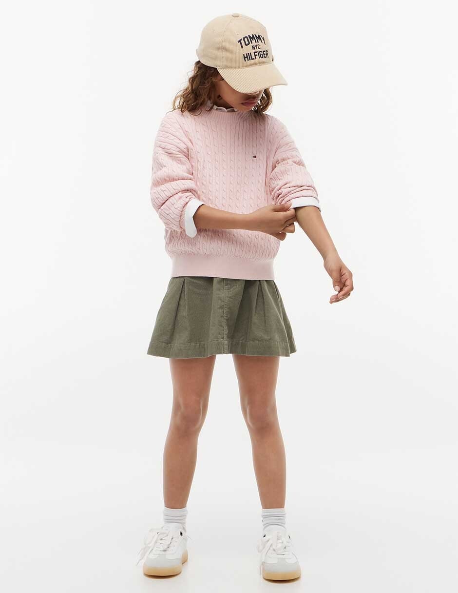 Suéter cerrado para niña