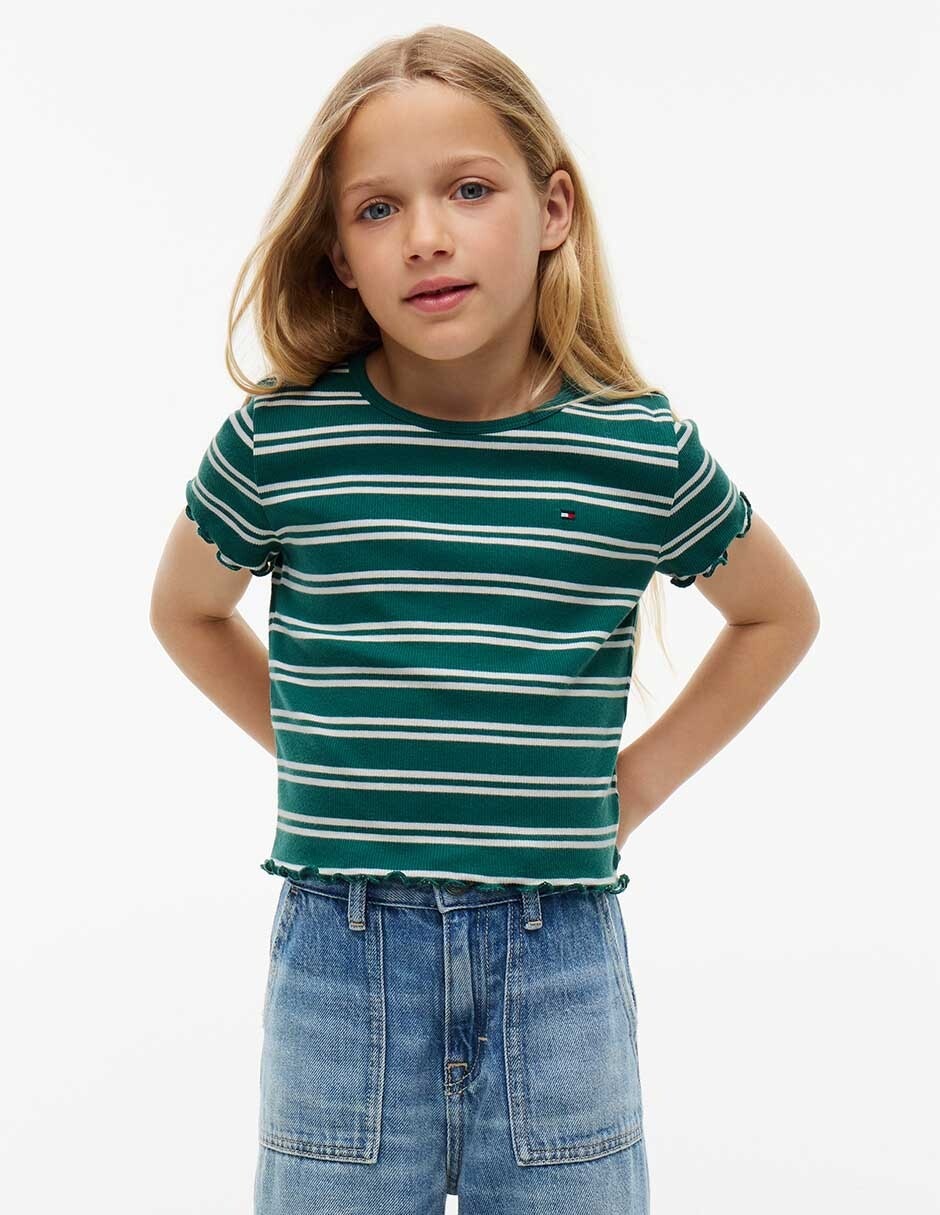 Playera manga corta para niña Playera manga corta para niña
