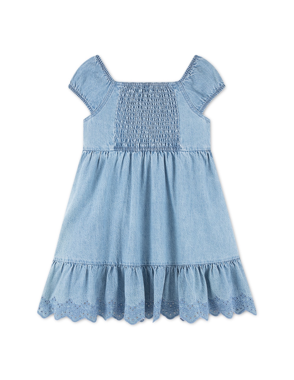 Vestido manga corta para niña 2