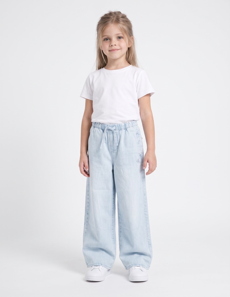 Jeans wide leg para niña Jeans wide leg para niña
