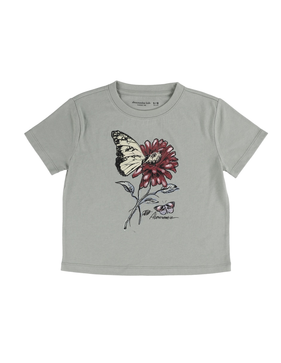 Playera manga corta para niña Playera manga corta para niña