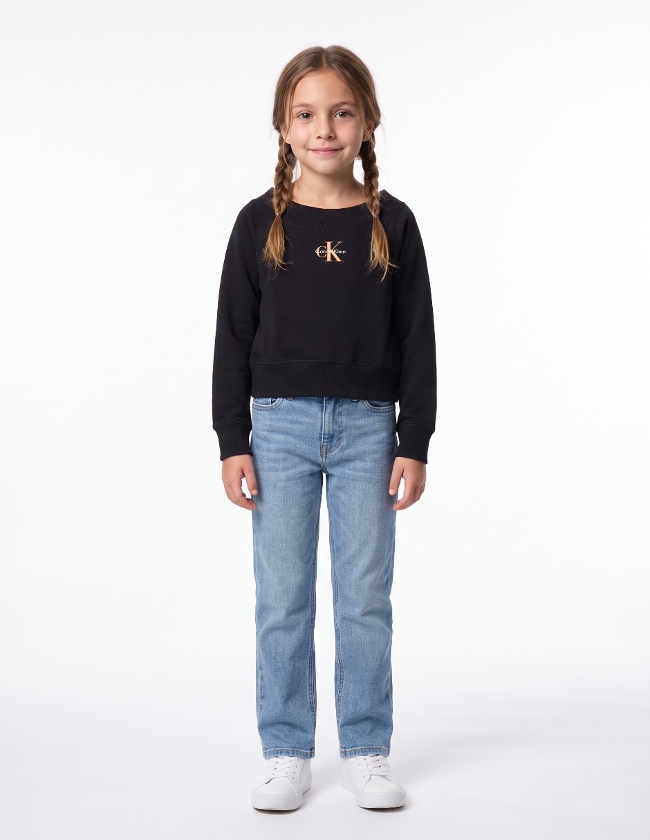 Playera manga larga para niña Playera manga larga para niña