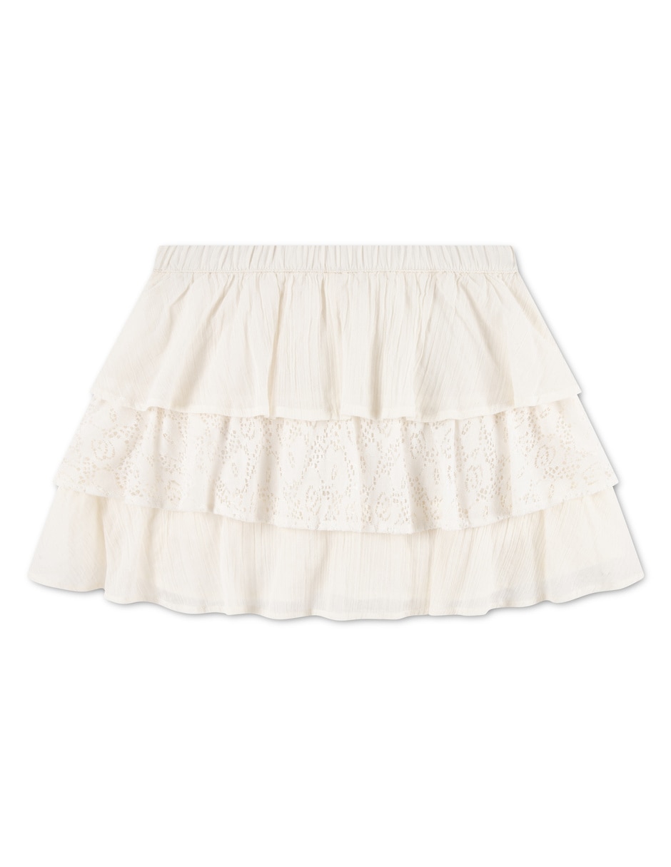 Falda de algodón para niña