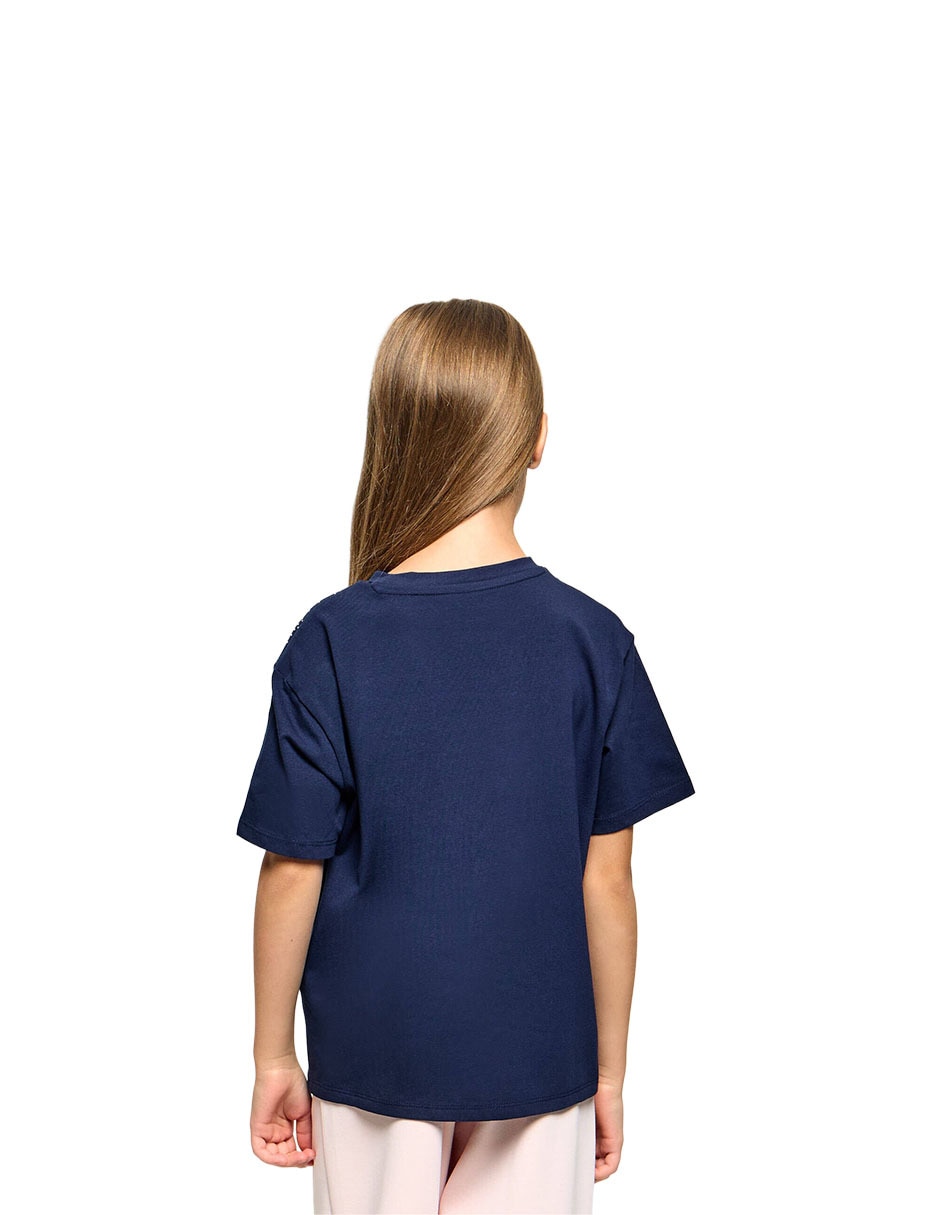 Playera manga corta para niña 4