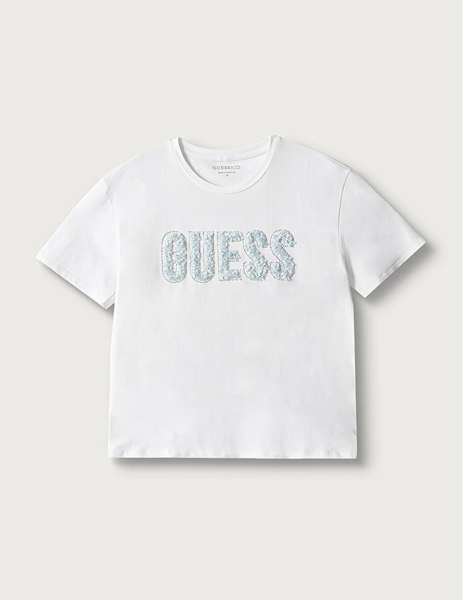 Playera manga corta para niña
