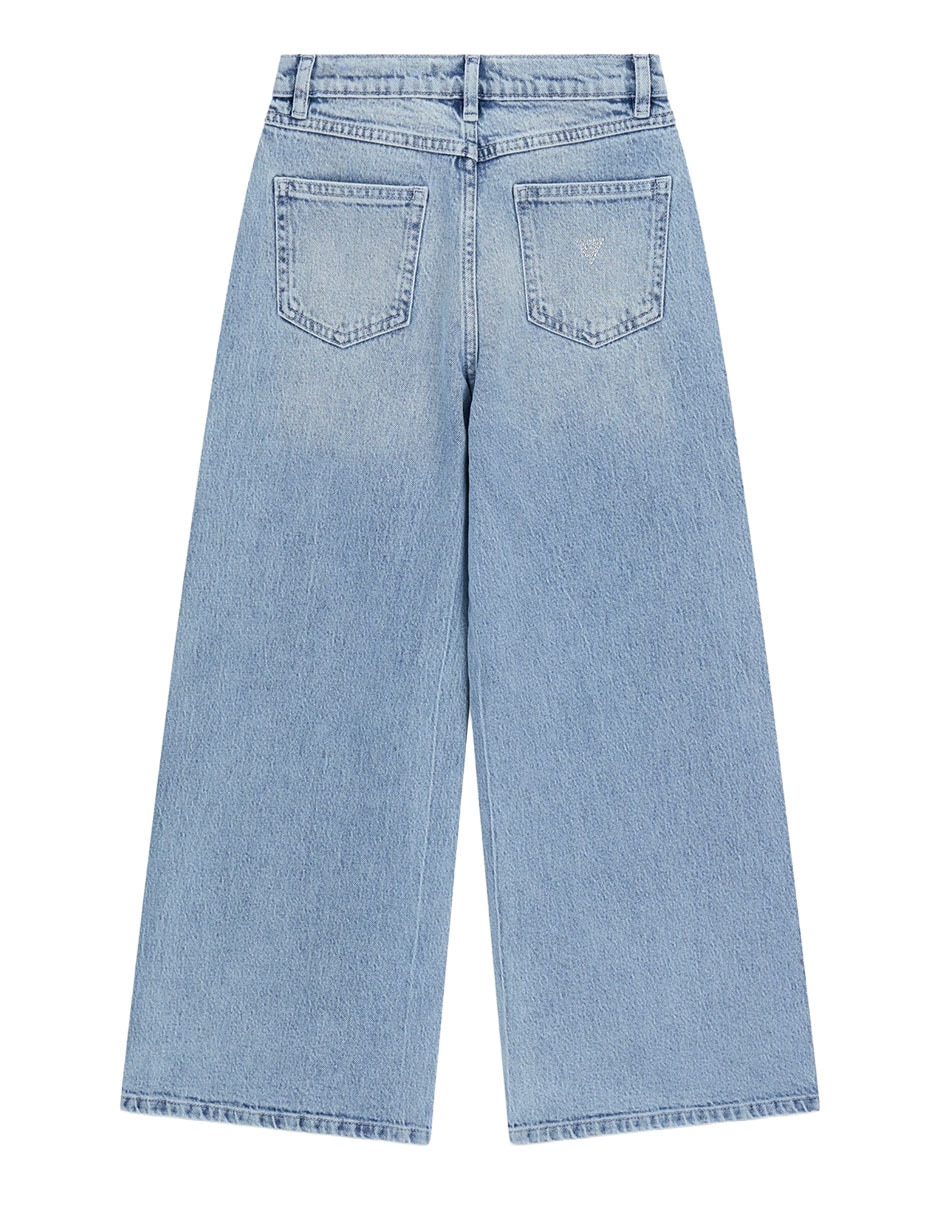 Jeans lavado denim para niña 2